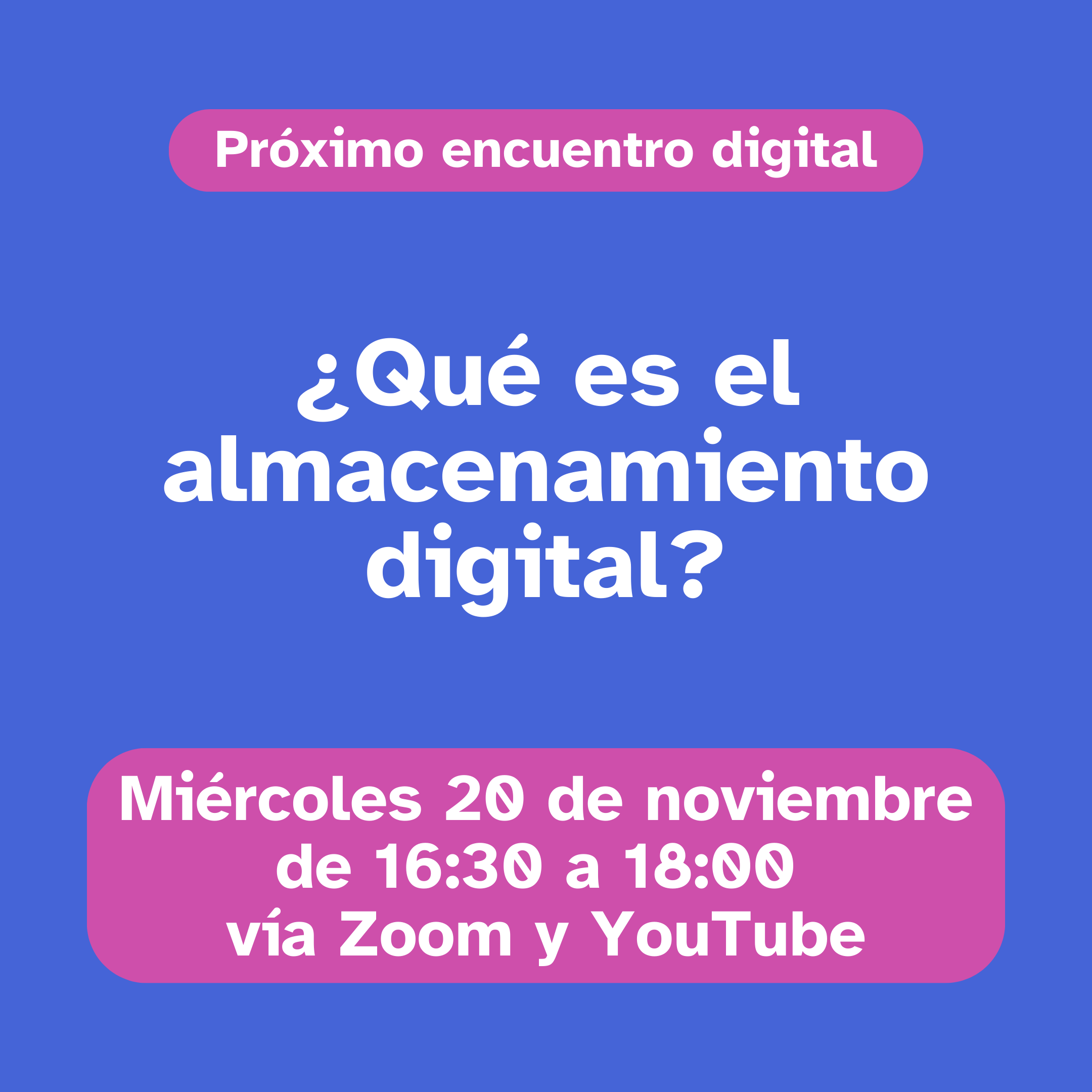 imagen flyer del encuentro digital